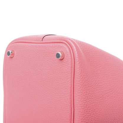 Hermes Taurillon Clemence Picotin Lock 18 PM Rose Azalee 8 of 12