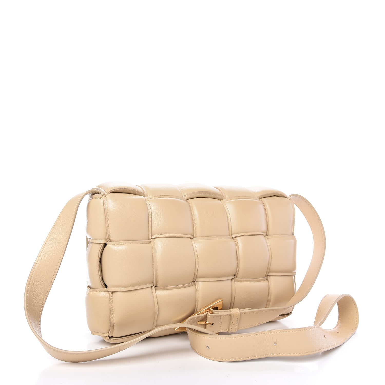 Bottega Veneta Nappa Maxi Intreccio Padded Cassette Crossbody Bag Porridge 3 of 9