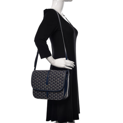 Goyard Goyardine Belvedere II MM Messenger Bag Navy 2 of 10