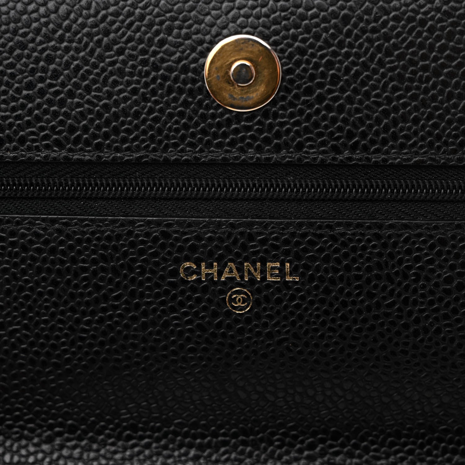 Chanel Caviar Quilted Wallet on Chain WOC Black 6 of 12