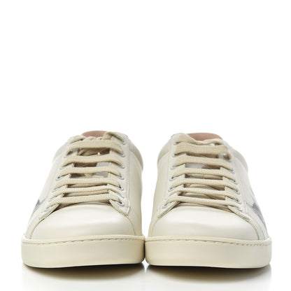 Gucci Calfskin Mystic Cat Print Womens Ace Sneakers 40 White 2 of 9