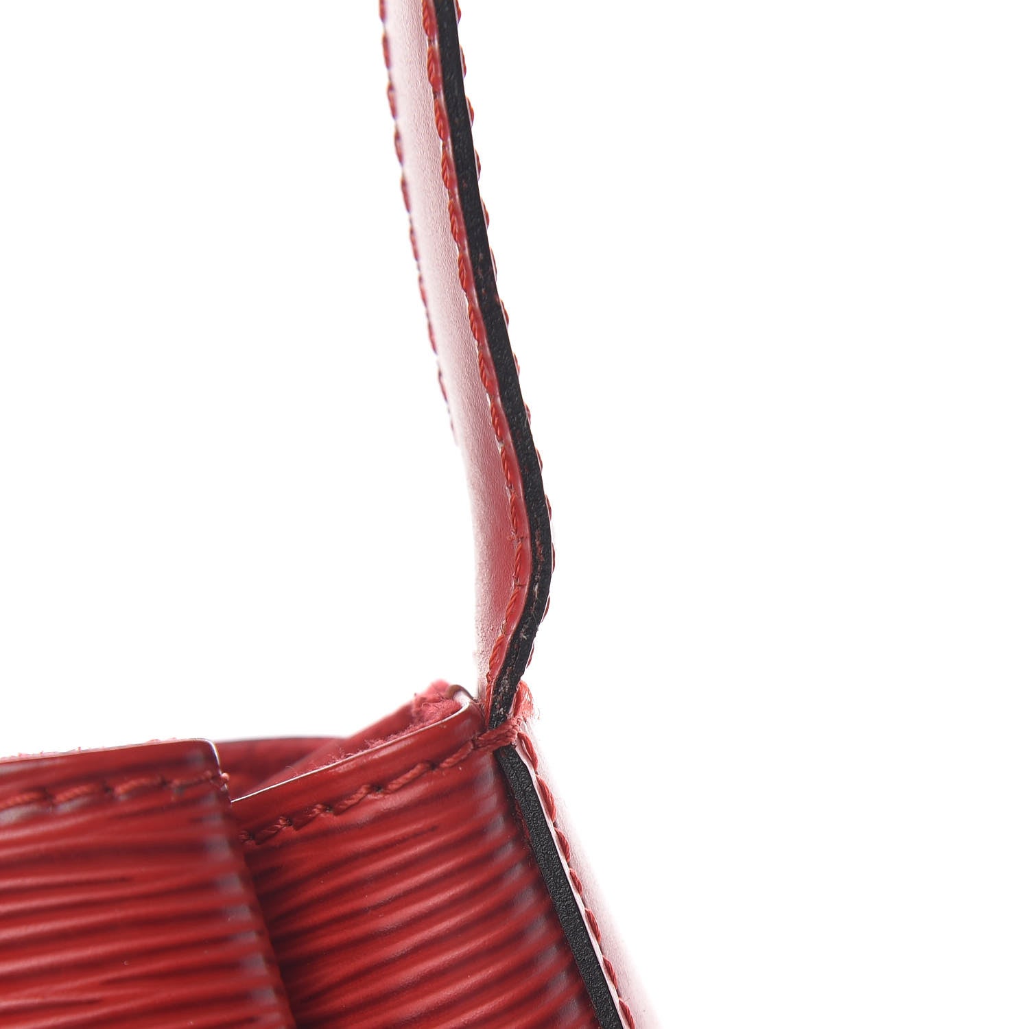 Louis Vuitton Epi Sac D'Epaule Castillan Red 9 of 12