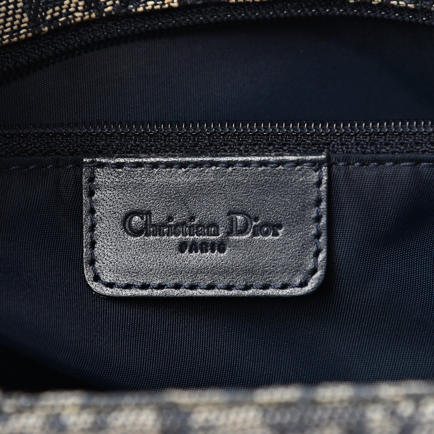 Christian Dior Monogram Tote Blue 5 of 13