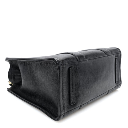 Marc Jacobs Grained Calfskin Medium The Tote Bag Black 4 of 9