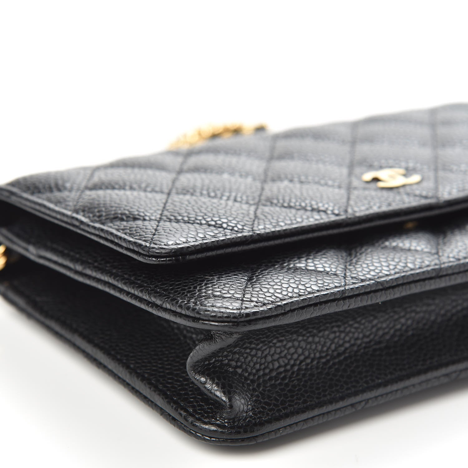 Chanel Caviar Quilted Wallet On Chain WOC Black 9 of 11
