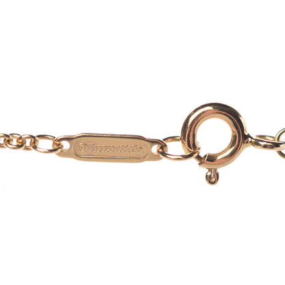 Tiffany 18K Yellow Gold Diamond Crown Key Pendant Necklace 6 of 9