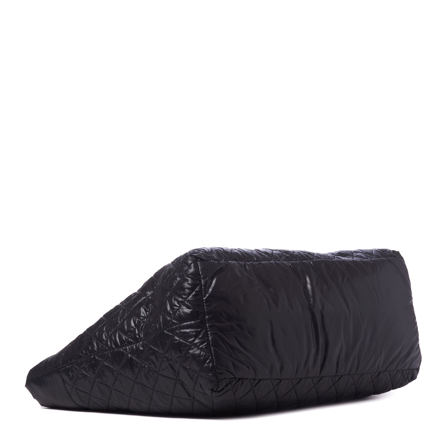 Chanel Nylon Quilted Large Coco Cocoon Shopping Tote and Messenger Bag Black 4 of 15