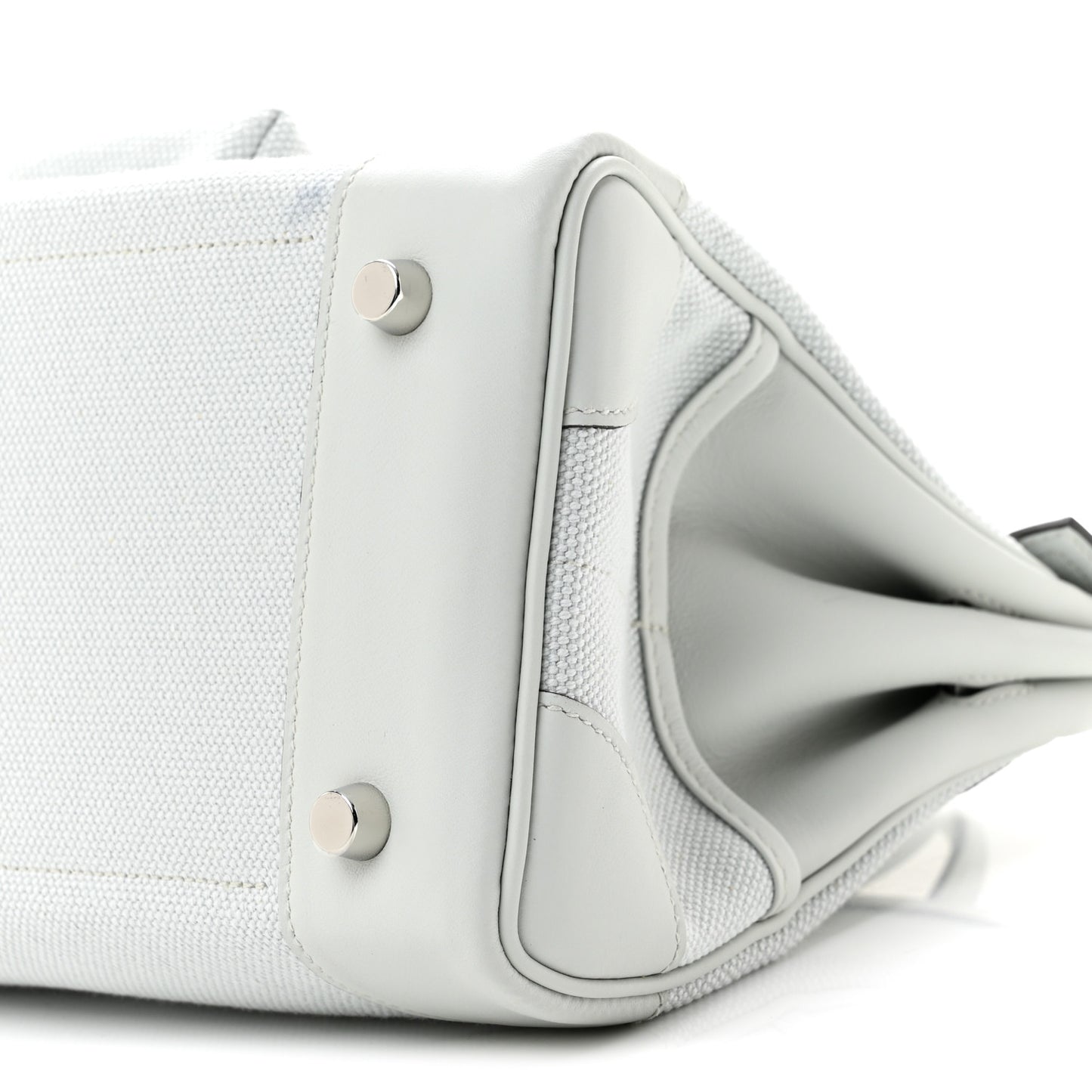 Toile Goeland Swift Cargo Birkin 25 Gris Platine