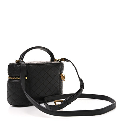 Saint Laurent Lambskin Quilted Mini Gaby Vanity Case Light Musk 3 of 10