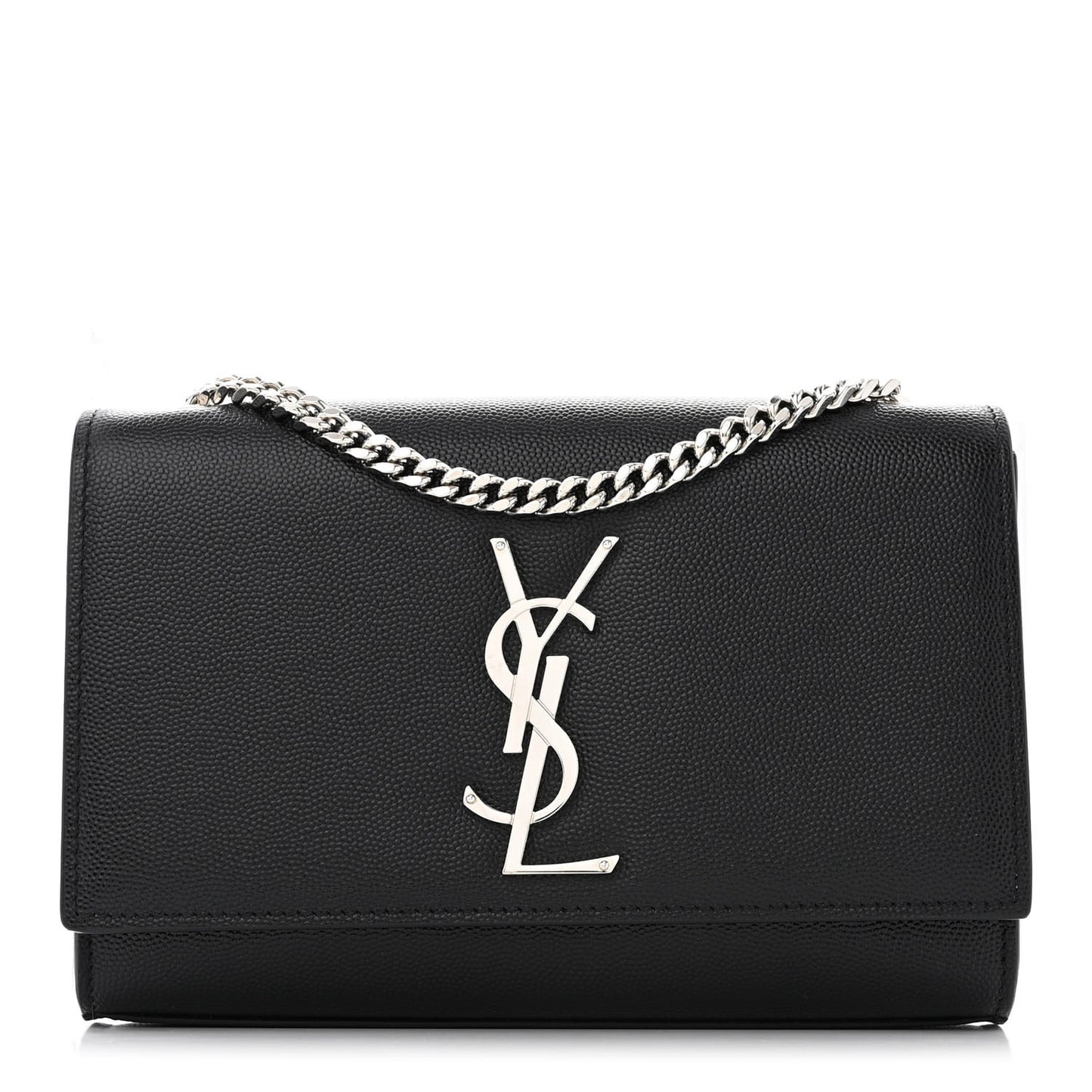 Grain De Poudre Small Monogram Kate Satchel Black