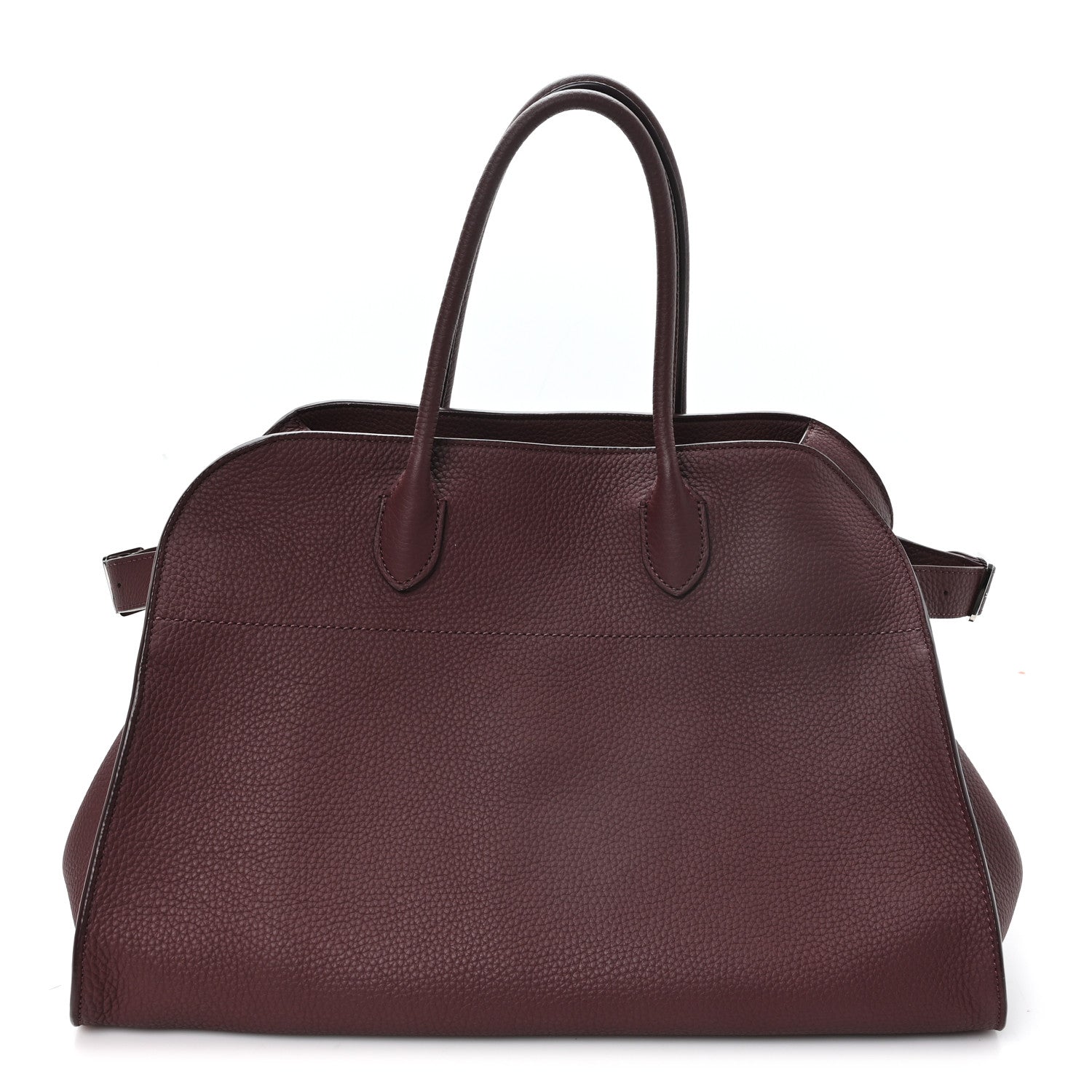 The Row Matte Grained Calfskin Soft Margaux 15 Burgundy 1 of 9