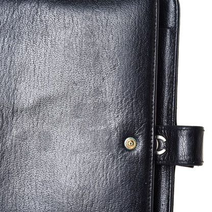 Chanel Goatskin Medium Ring Agenda Planner Black 8 of 12