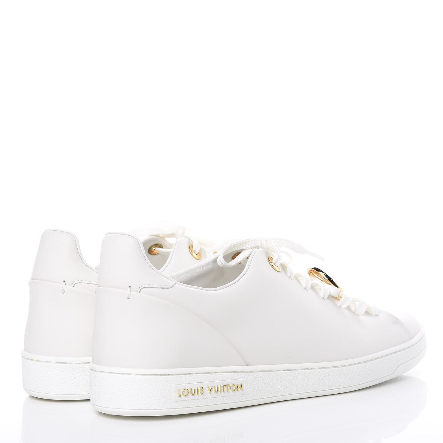 Calfskin Frontrow Sneakers 41 White