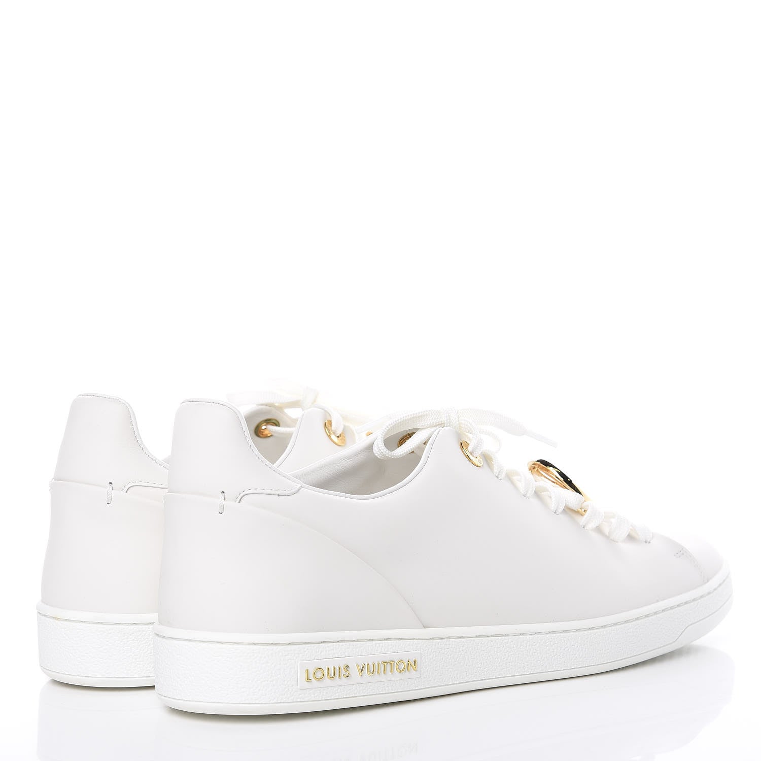 Louis Vuitton Calfskin Frontrow Sneakers 41 White 4 of 9