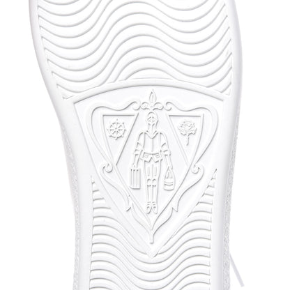 Gucci Calfskin Miro Soft Tennis Embroidered Womens Ace Sneakers 36 White Rio Blue 8 of 11
