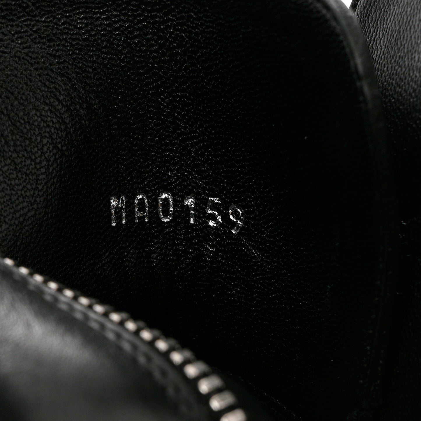 Calfskin Monogram Jumble Flat Ankle Boots 38.5 Black