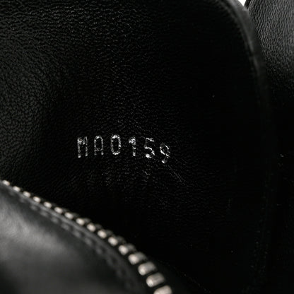 Louis Vuitton Calfskin Monogram Jumble Flat Ankle Boots 38.5 Black 6 of 10