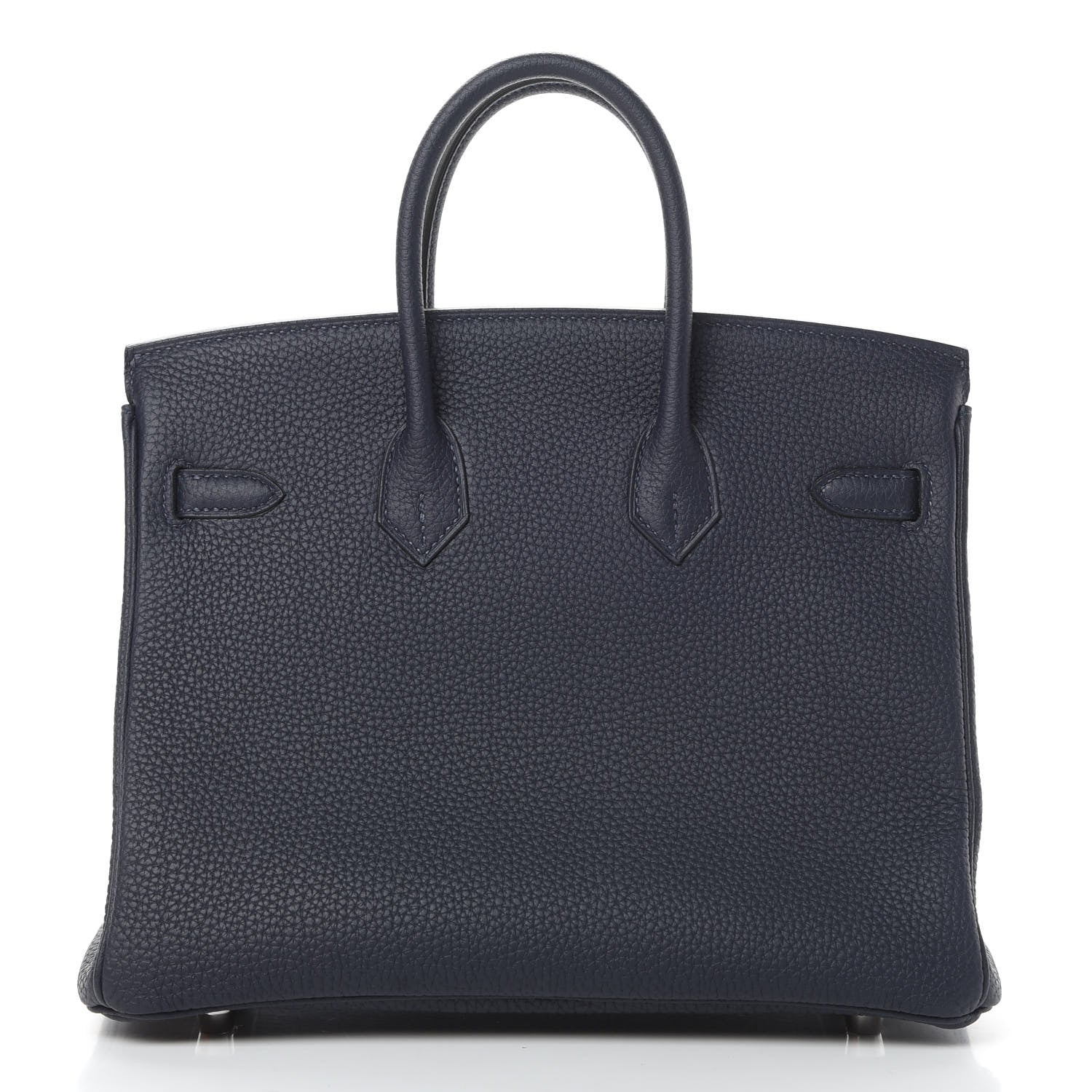 Hermes Togo Swift Officier Birkin 25 Bleu Nuit Vert Cypress 4 of 35