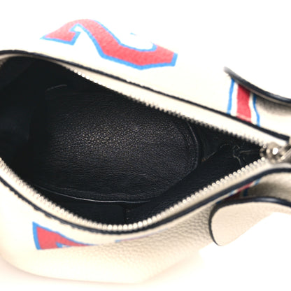 Loewe Calfskin 22 Mini Elephant Crossbody Bag Soft White Red 4 of 11