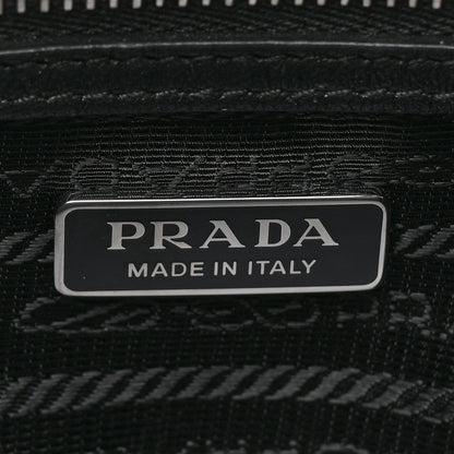 Prada Satin Crystal Mini Galleria Double Zip Tote Metal 8 of 12