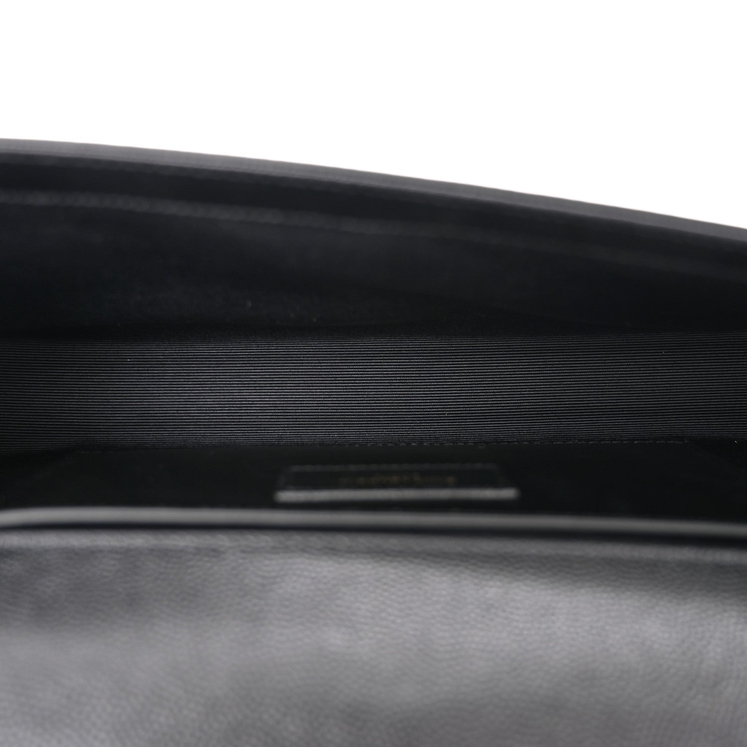 Saint Laurent Grain De Poudre Monogram Cassandre Clutch  Black 5 of 11