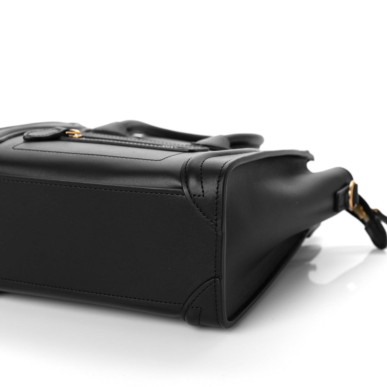 Celine Smooth Calfskin Nano Luggage Black 7 of 8