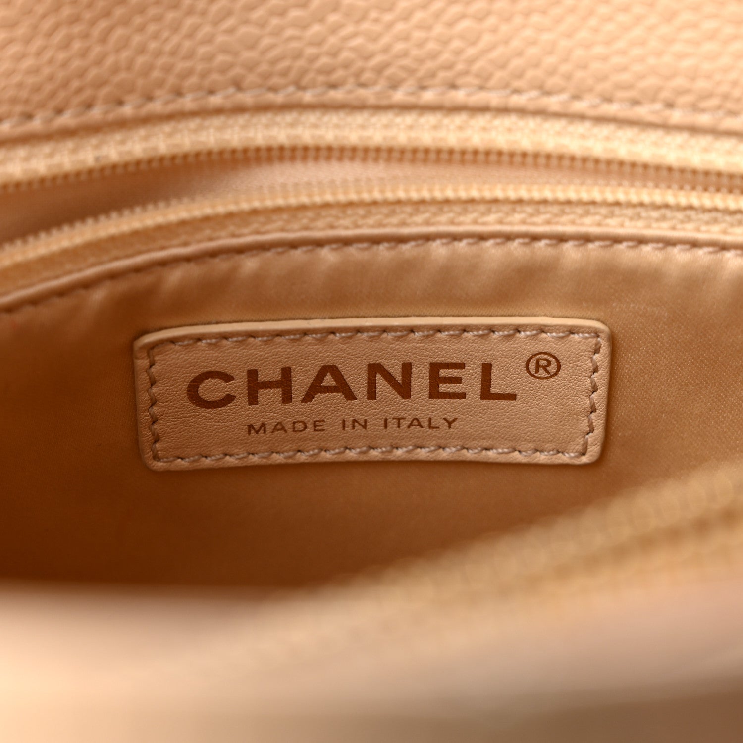 Chanel Caviar Quilted Grand Shopping Tote GST Beige Clair 6 of 13