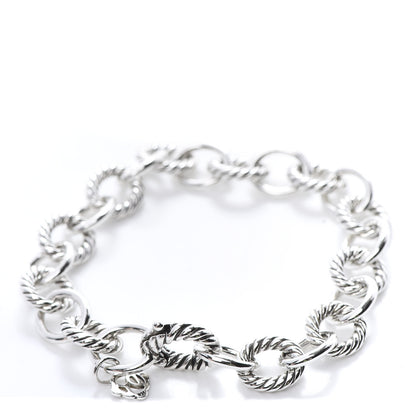 David Yurman Sterling Silver 10mm Medium Oval Link Bracelet 5 of 10