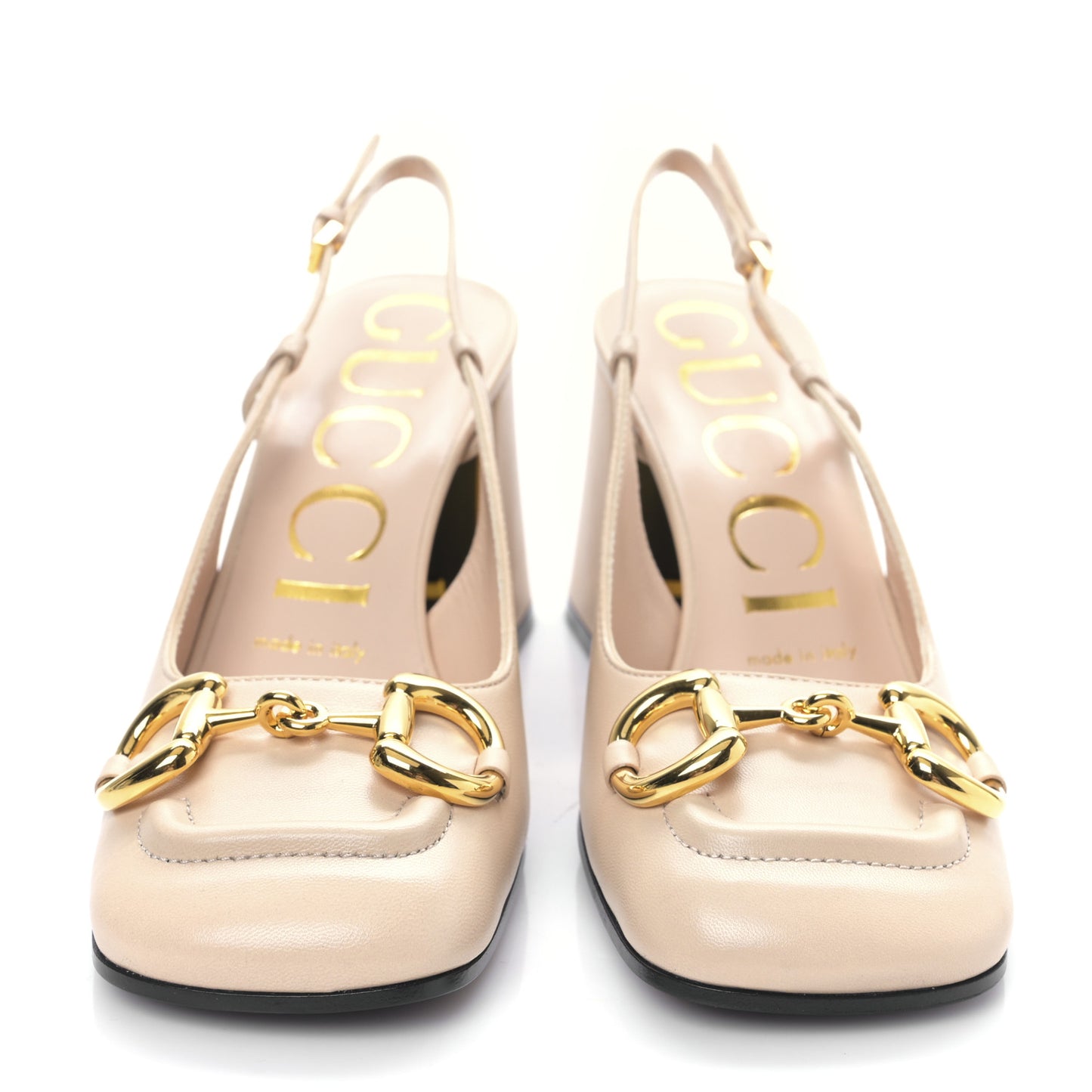 Malaga Kid Horsebit 75mm Slingback Pumps 35.5 Skin Rose