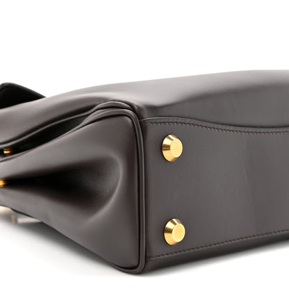 Balenciaga Natural Smooth Calfskin Small Rodeo Top Handle Handbag Espresso 10 of 10