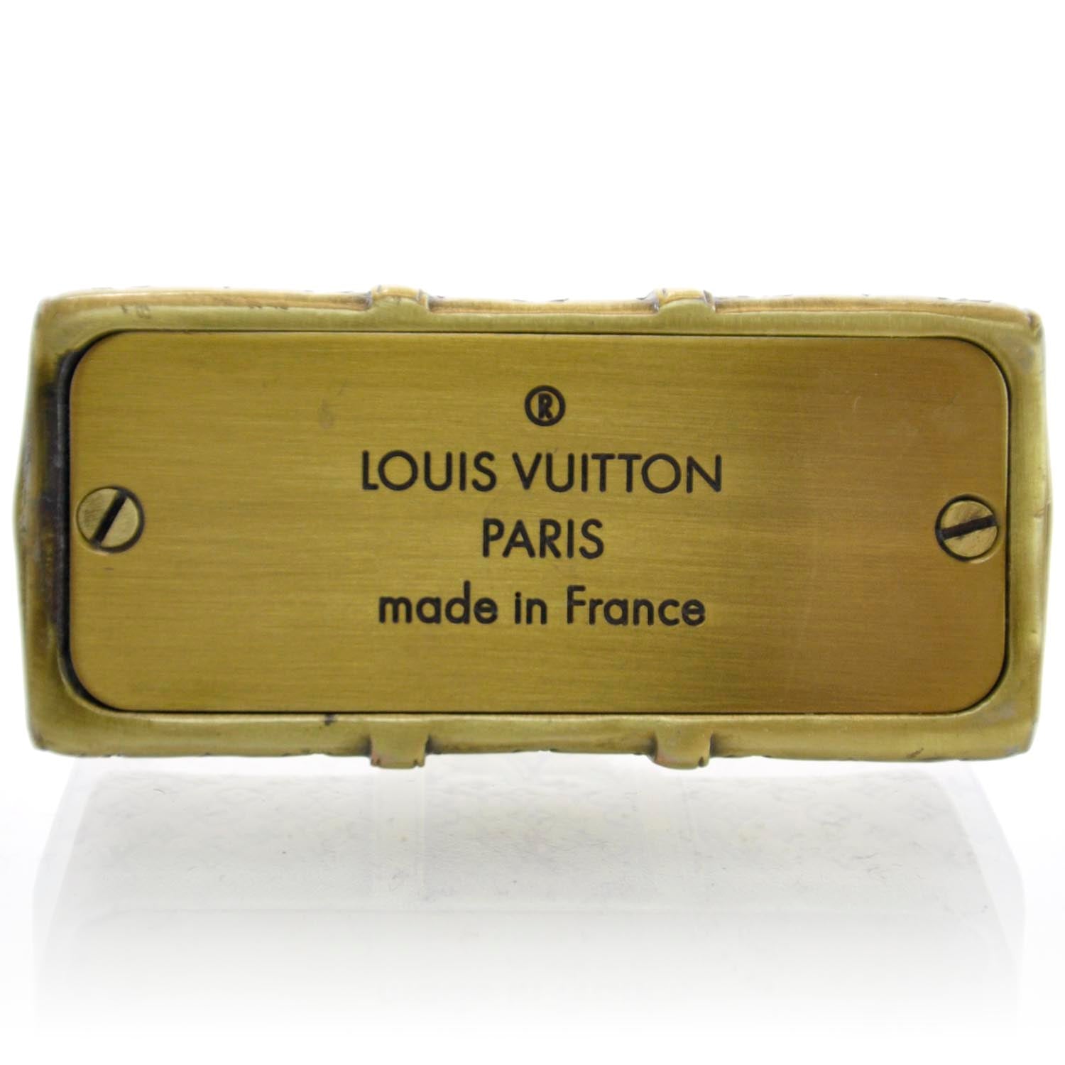 Louis Vuitton Antique Brass Keepall Paperweight 3 of 4