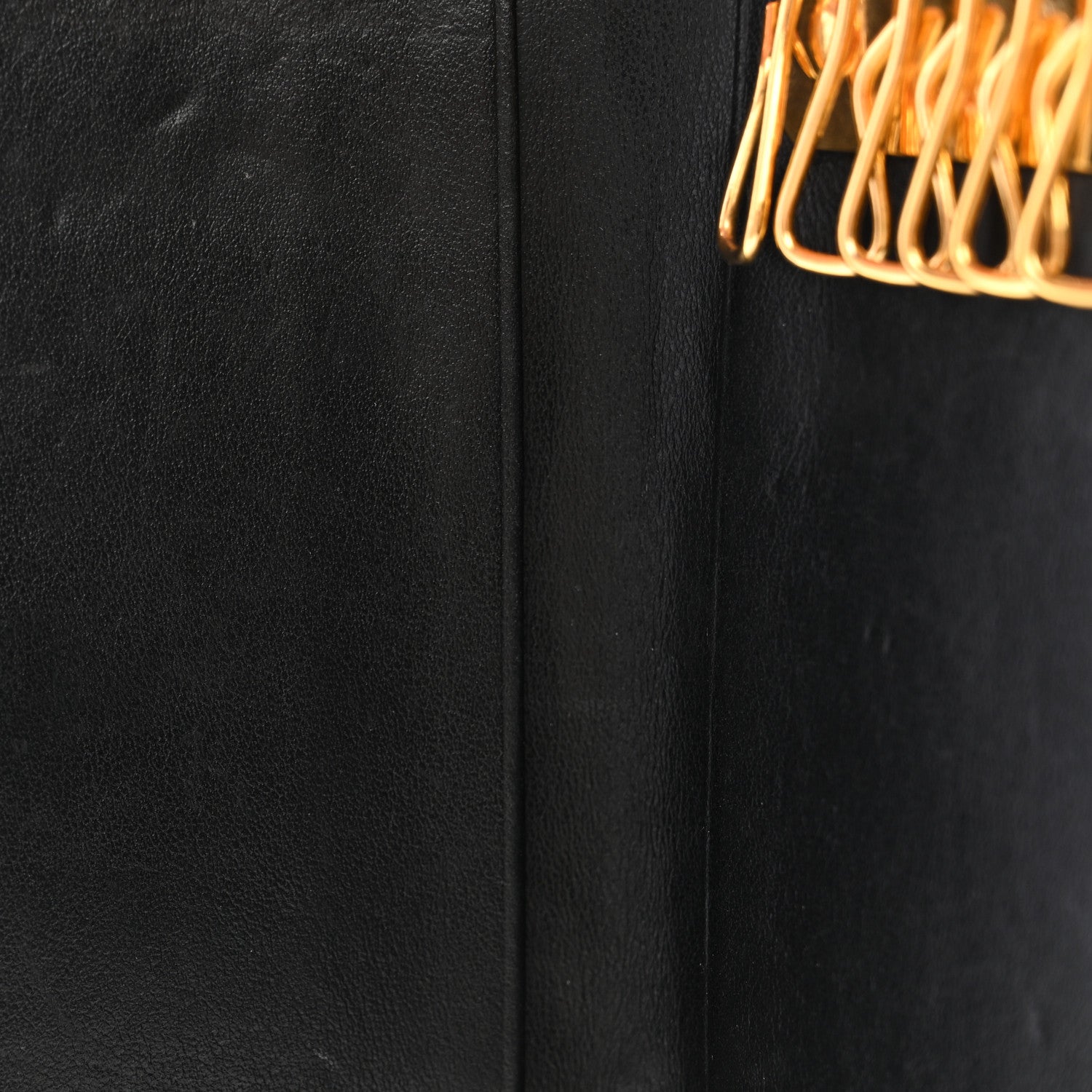 Prada Vitello Move Zip Around 6 Key Holder Black 8 of 10