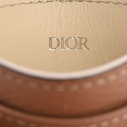 Christian Dior HOMME Grained Calfskin CD Icon Card Holder Brown 6 of 8