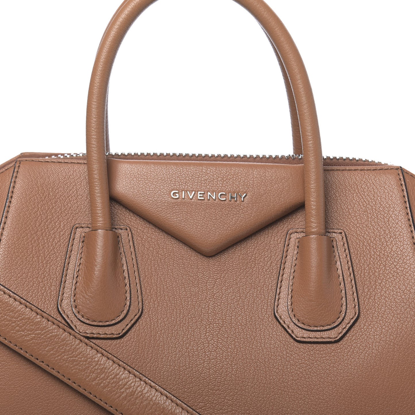 Sugar Goatskin Small Antigona Caramel