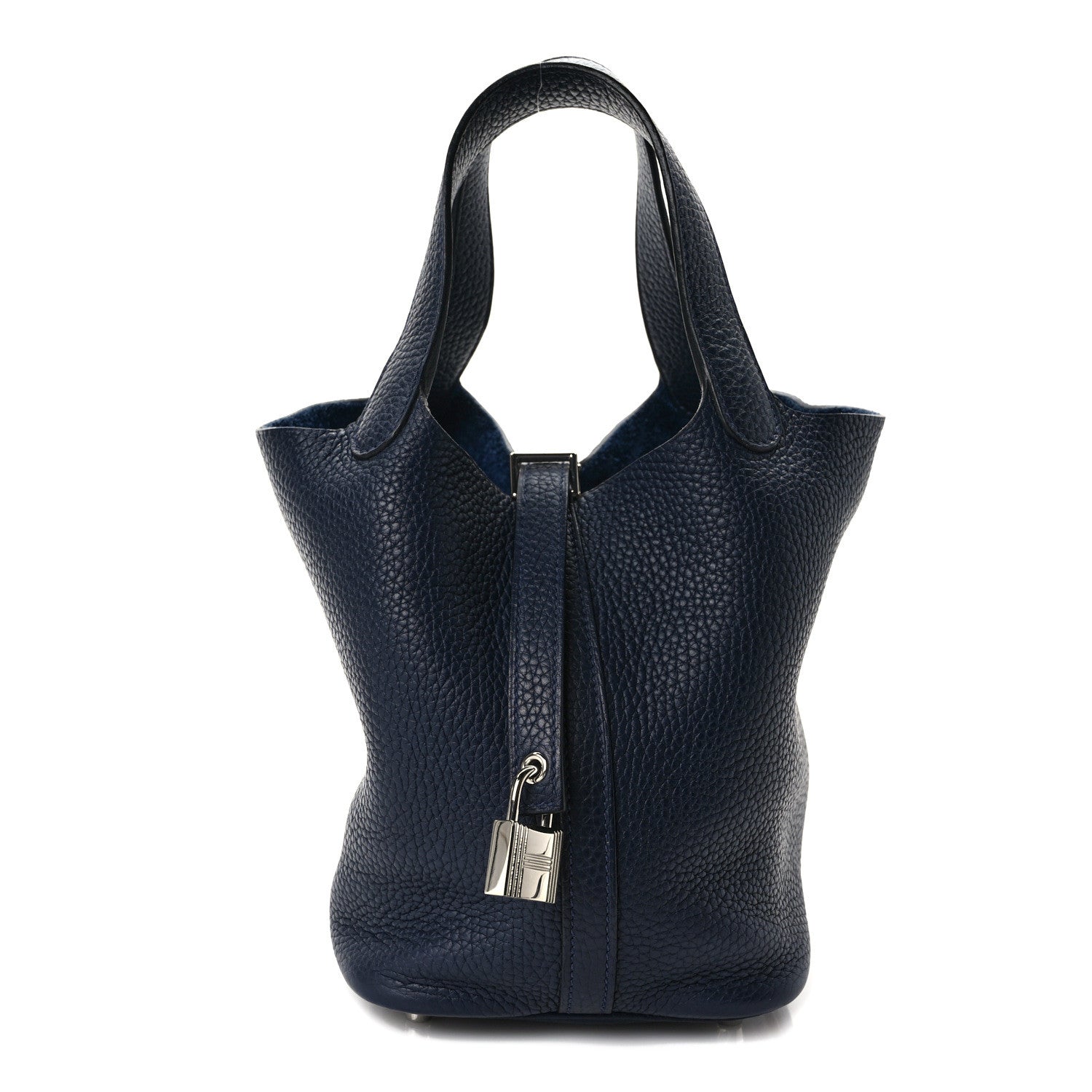 Hermes Taurillon Clemence Picotin Lock 18 PM Bleu Nuit 1 of 9