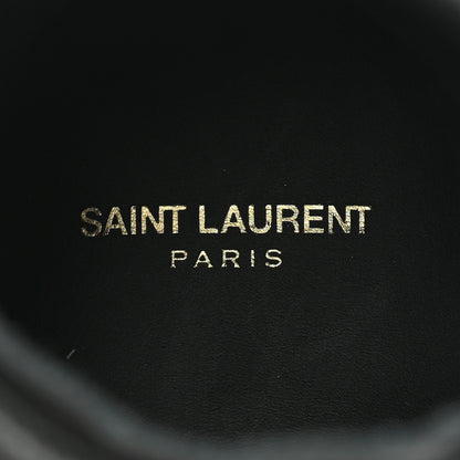 Saint Laurent Calfskin Court Classic SL/10H High Top Sneakers 40 Black Red 8 of 10
