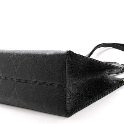 Louis Vuitton Empreinte Monogram Giant Onthego MM Black 9 of 9