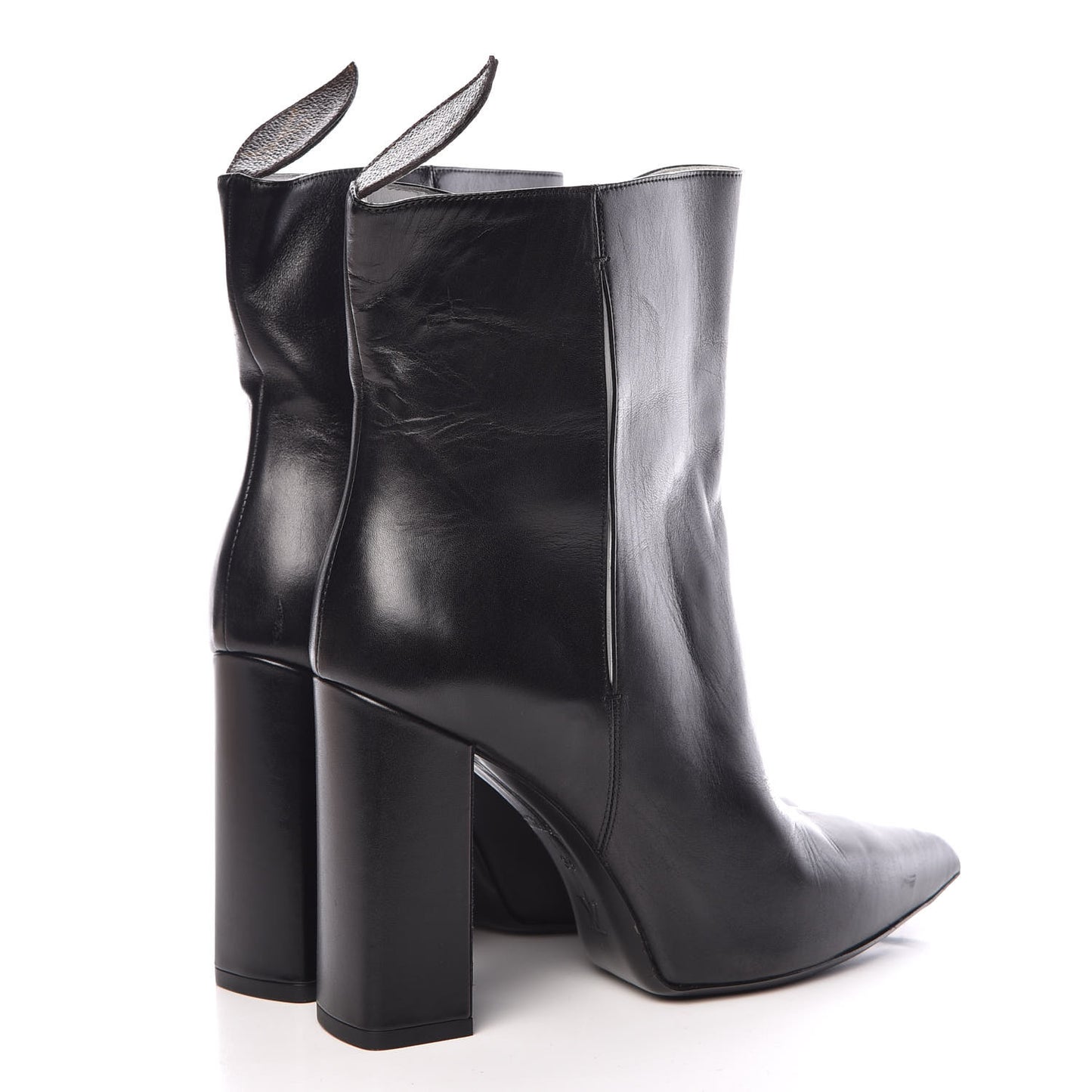 Calfskin Matchmake Ankle Boot 39 Black