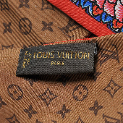 Louis Vuitton Silk Monogram Kabuki Stickers BB Bandeau Rouge 4 of 5