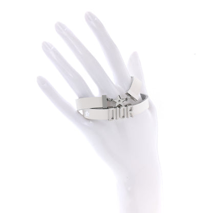 Christian Dior Calfskin Star Dior Double Bracelet White 2 of 4