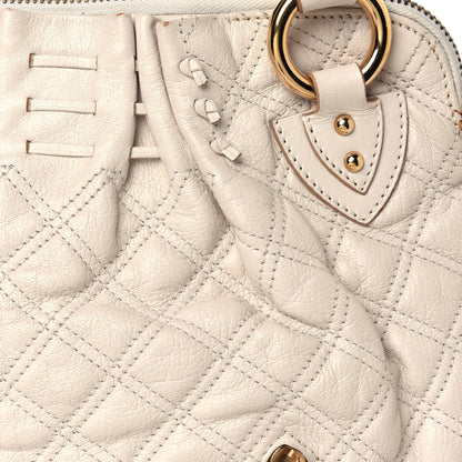 Marc Jacobs Lambskin Quilted Small Cecilia Cream 8 of 13