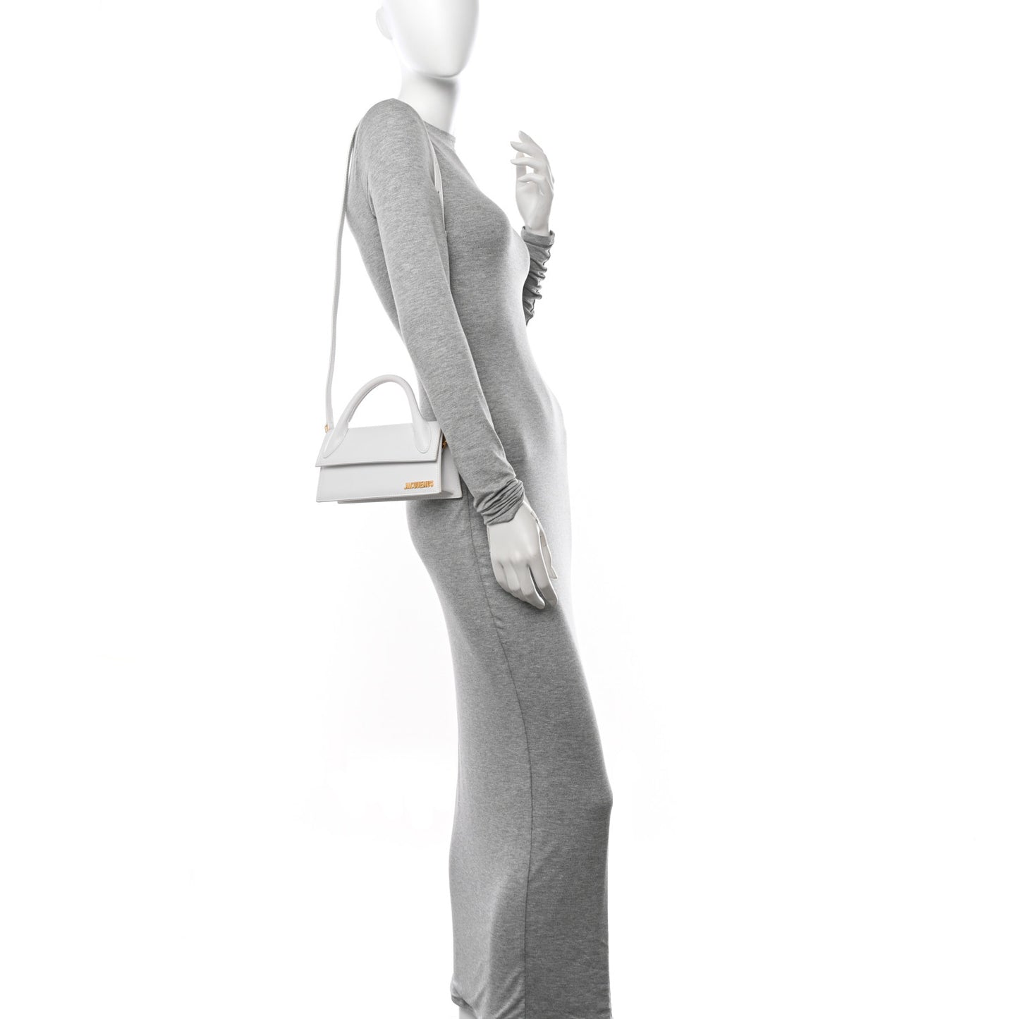 Smooth Calfskin Le Chiquito Long White