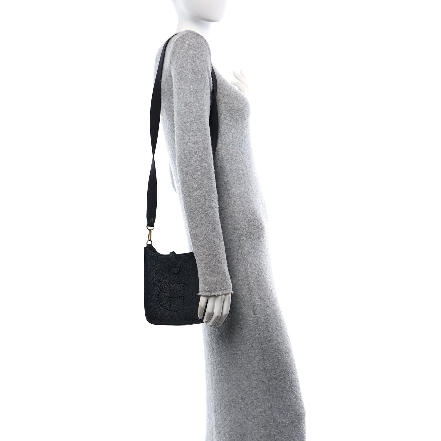 Hermes Taurillon Clemence Evelyne TPM Caban 2 of 11