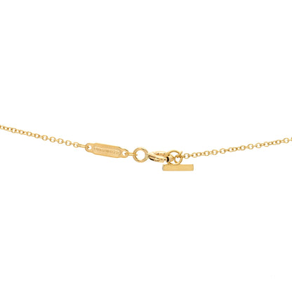 Tiffany 18K Yellow Gold Large T Smile Pendant Necklace 3 of 3