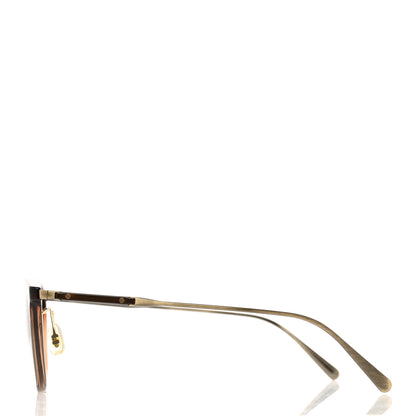 Oliver Peoples Acetate Metal Gerardo Sunglasses Dark Auburn Antique Gold Indigo Photochromic 3 of 7