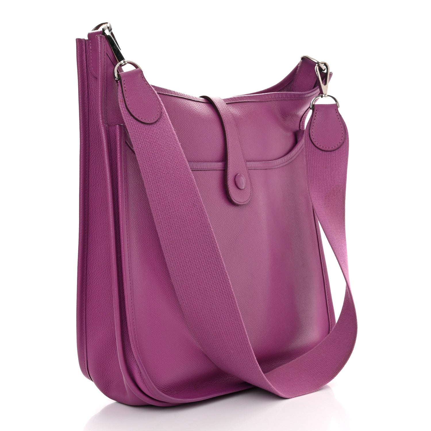 Hermes Epsom Evelyne II GM Cyclamen 3 of 14