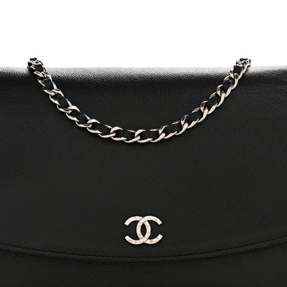Chanel Caviar Sevruga Wallet on Chain WOC Black 9 of 13