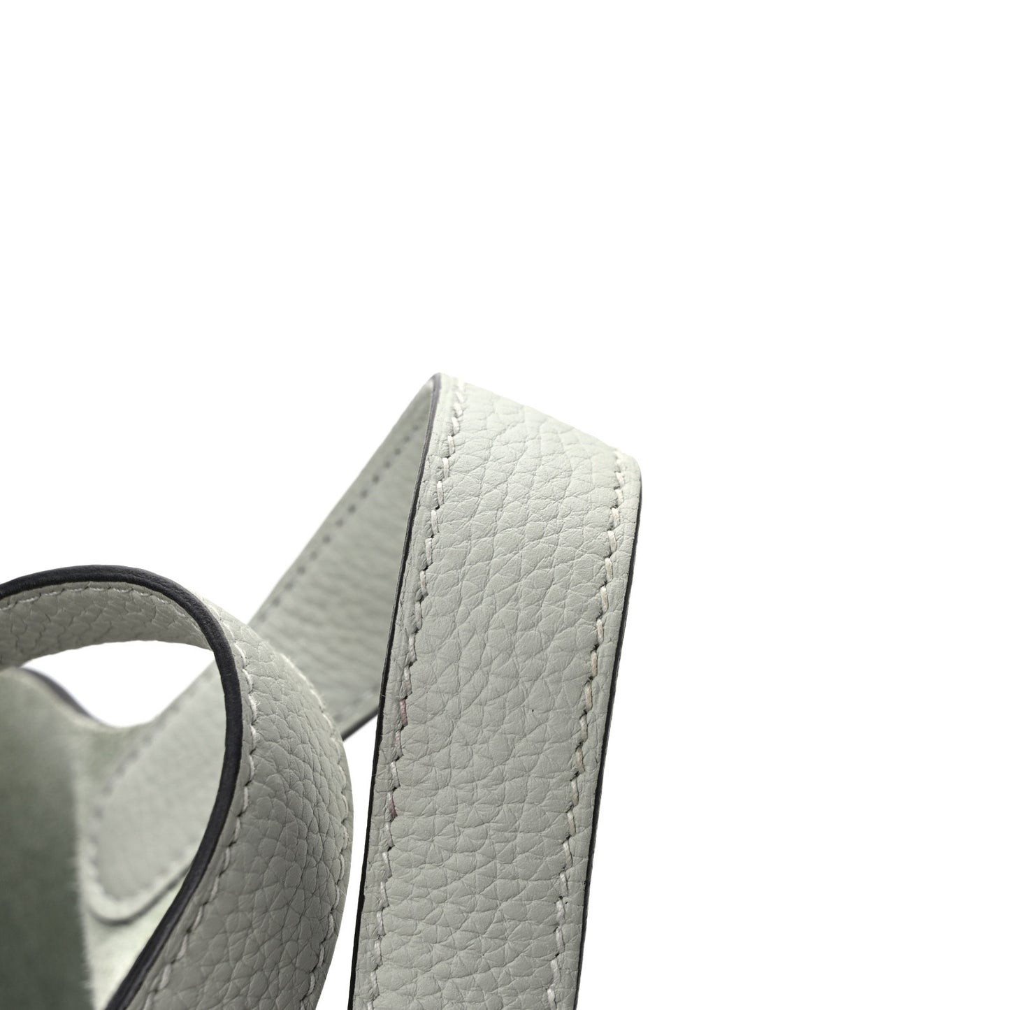 Taurillon Clemence Picotin Lock 18 PM Gris Neve