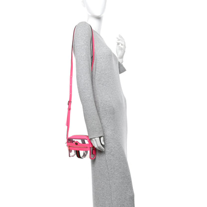 Gucci Vinyl Web Mini Ophidia Transparent Shoulder Bag Fluorescent Fuchsia 3 of 31