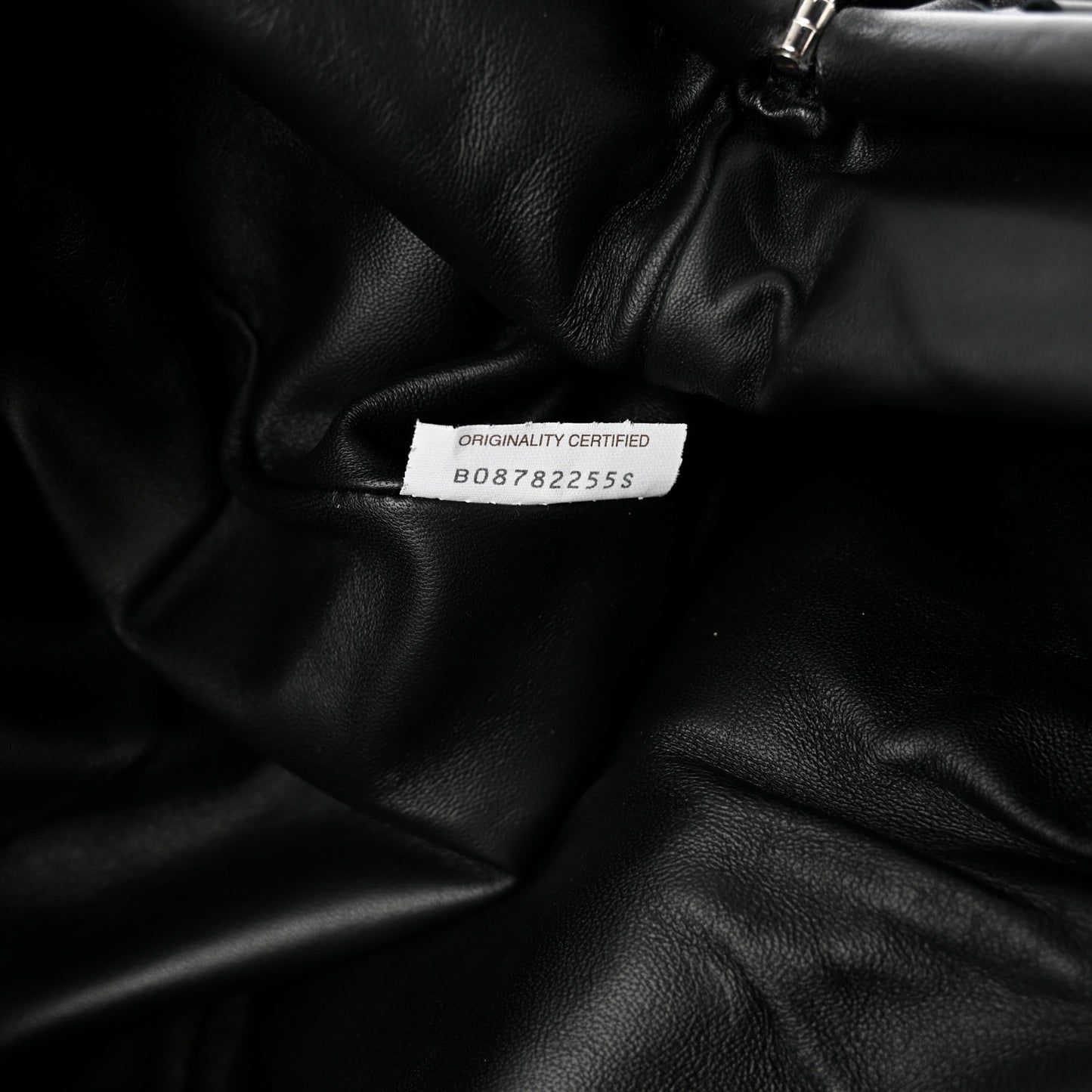 Nappa Maxi Intreccio The Pouch Oversized Clutch Black